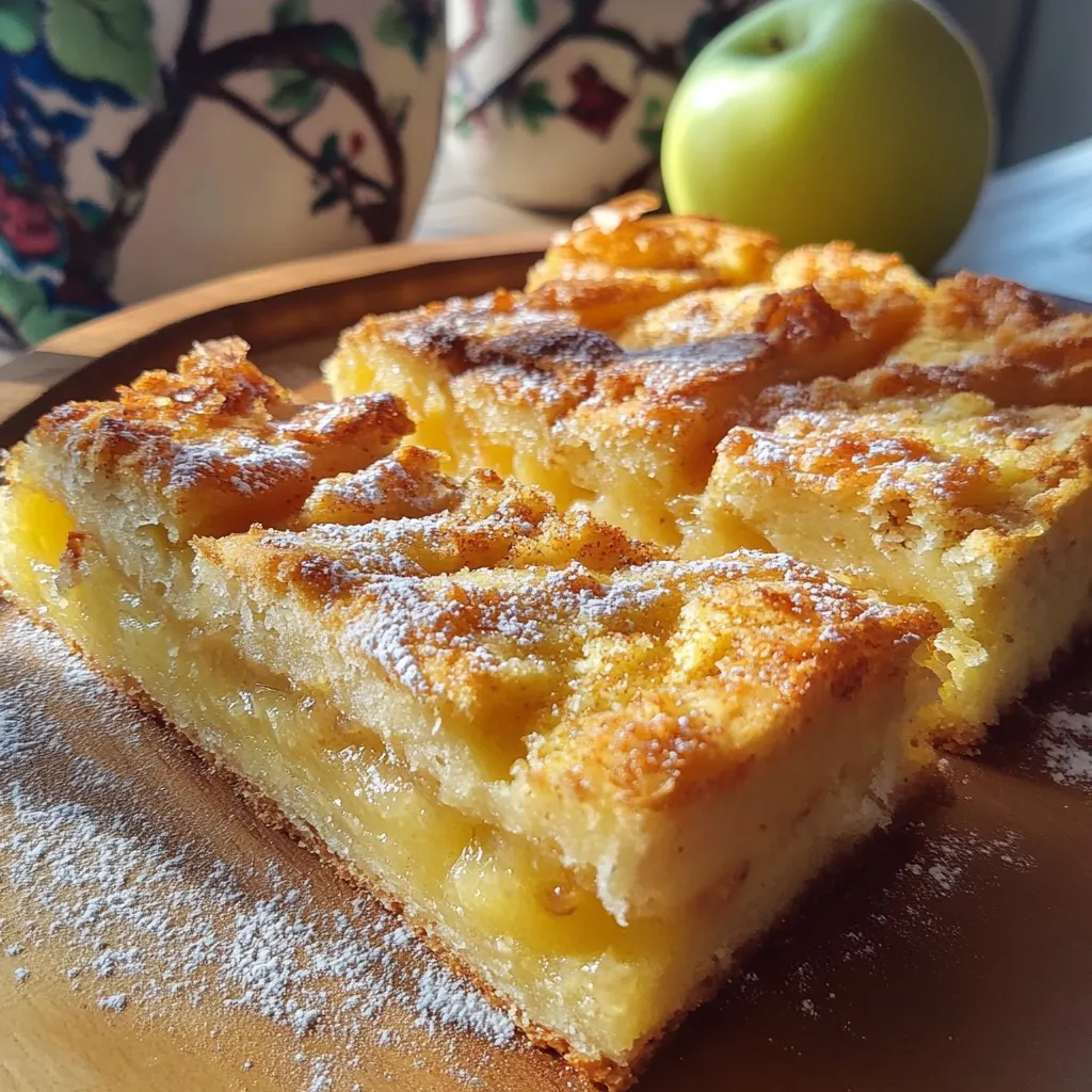 Szarlotka z kruchego ciasta i musem jabłkowym.