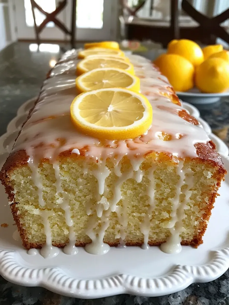 Pyzny Babka Cytrynowa z Polewą Cytrynową.