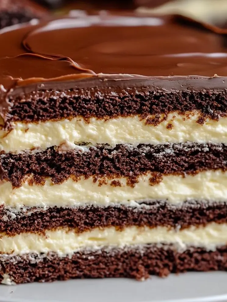 Tort Czekoladowo Waniliowy.