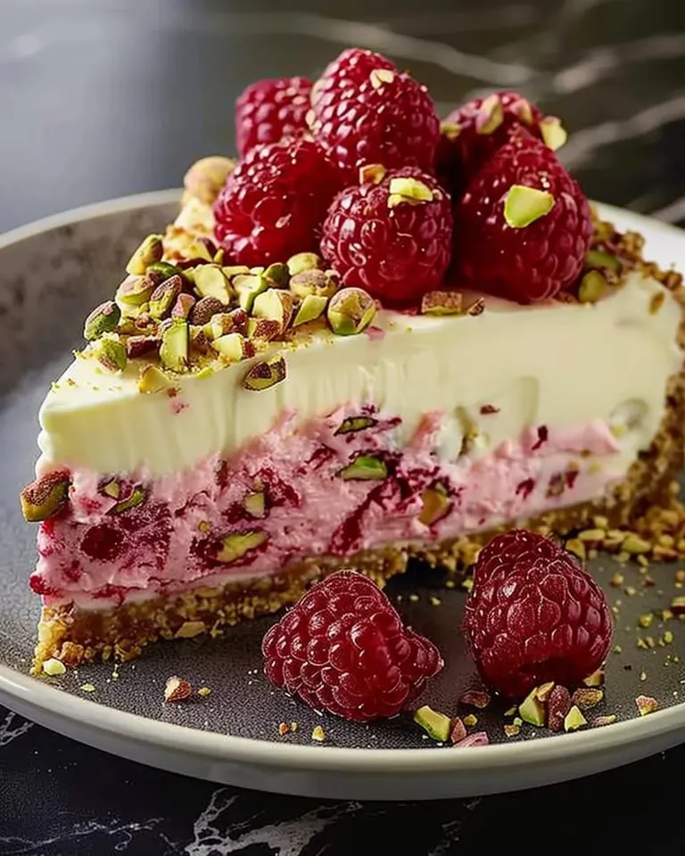 Piekarnia wypieka ciasto z owocami, takie jak jabłka i raspberry. Na pikniku stoi piknikowy stół z piknikowym talerzem, na którym stoi piknikowy kawałek ciasta z owocami.
