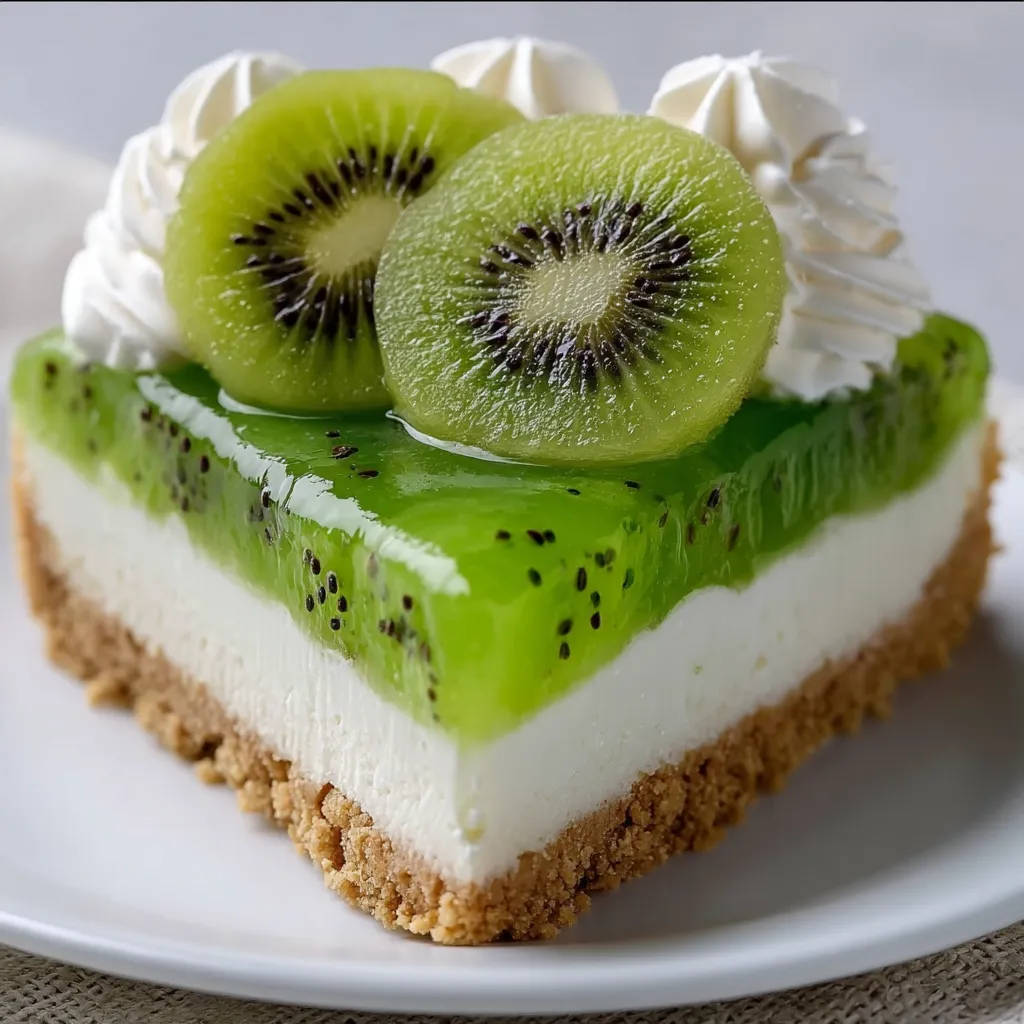 Sernik z Masą Kiwi.