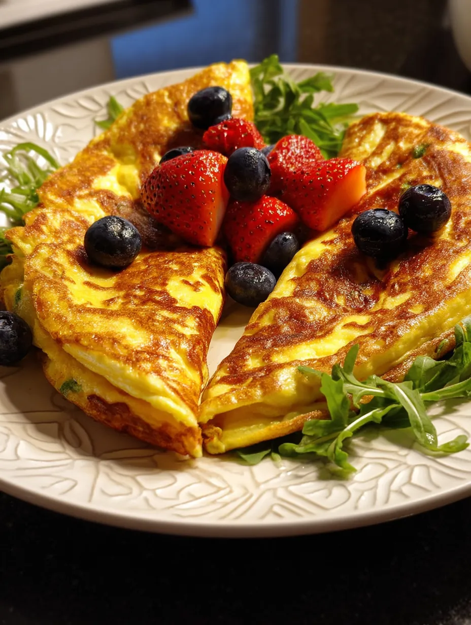 Smaczne Pyszne Omlet z Serkiem Wiejskim