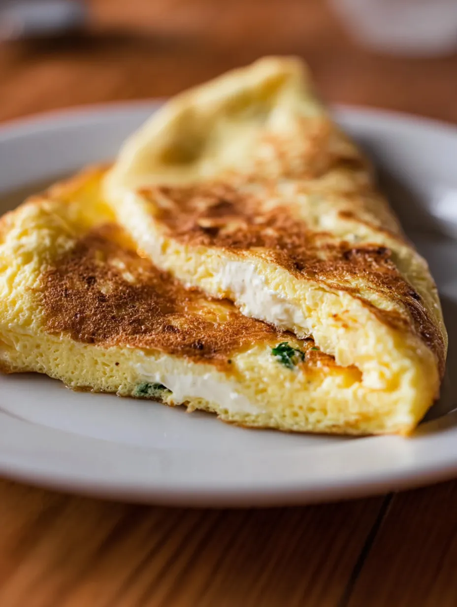 Smaczne Omlet budyniowy.