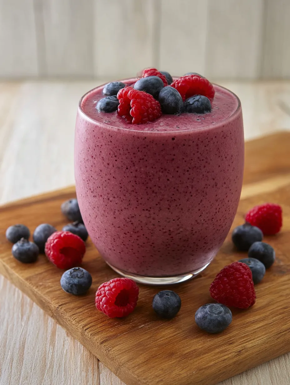 Smoothie z owoców leśnych.