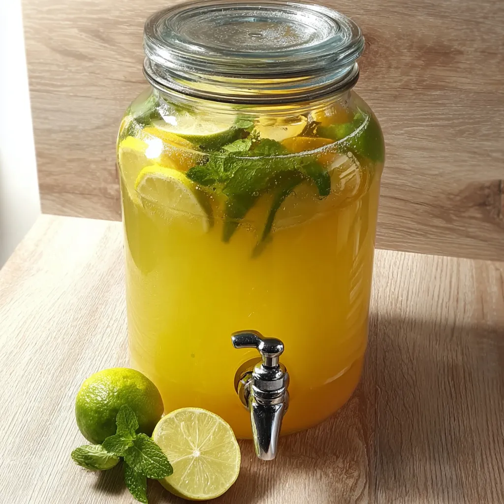 Domowa lemoniada w stylu amerykańskim.