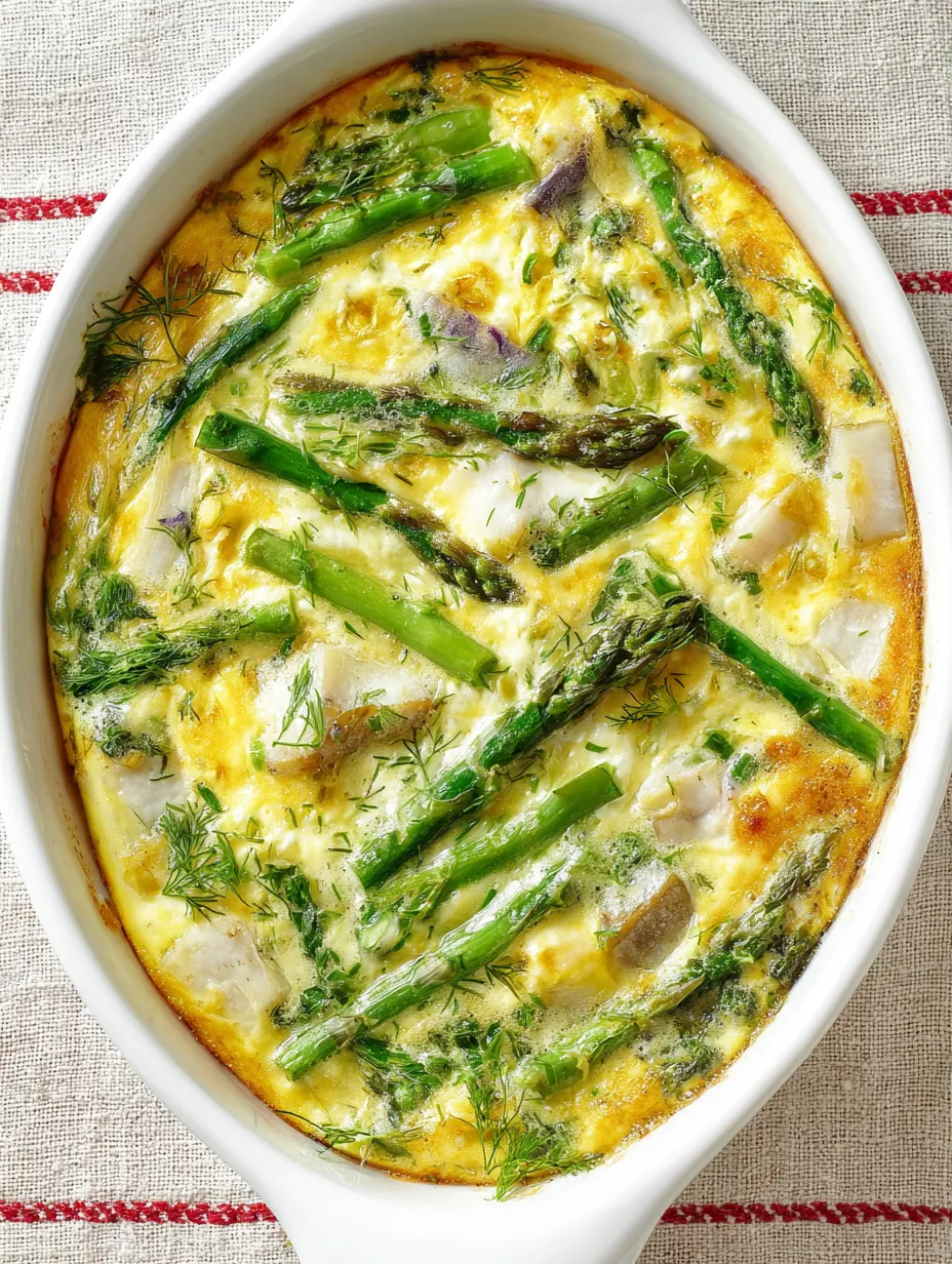 Pyszne Zapiekany Omlet Ze Szparagami.