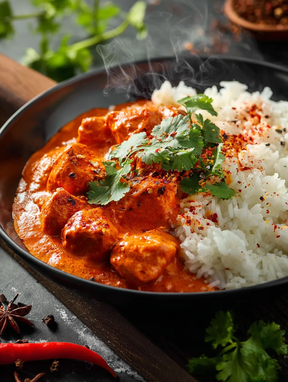 Kurczak tikka masala pyszne.