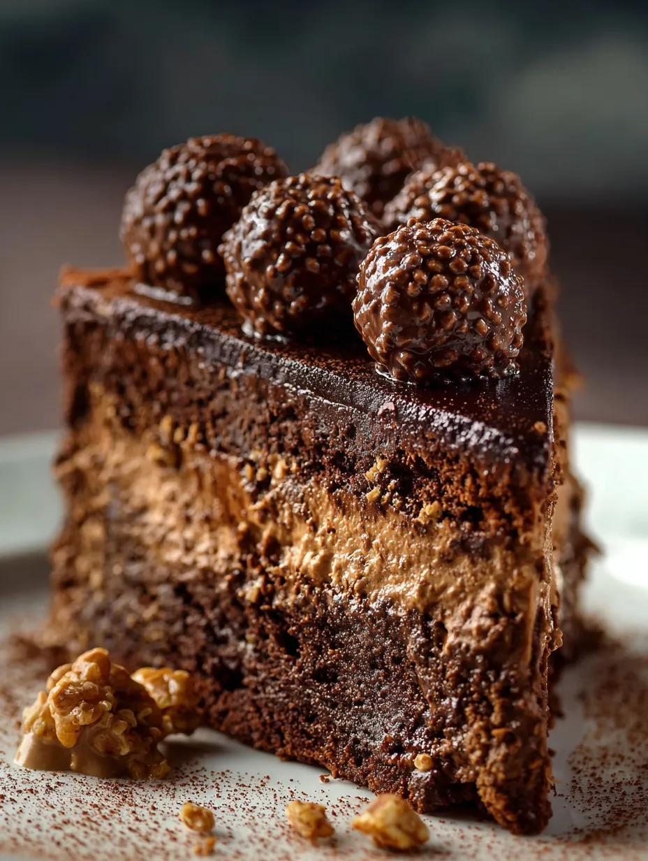 Przepis na ciasto Ferrero Rocher.