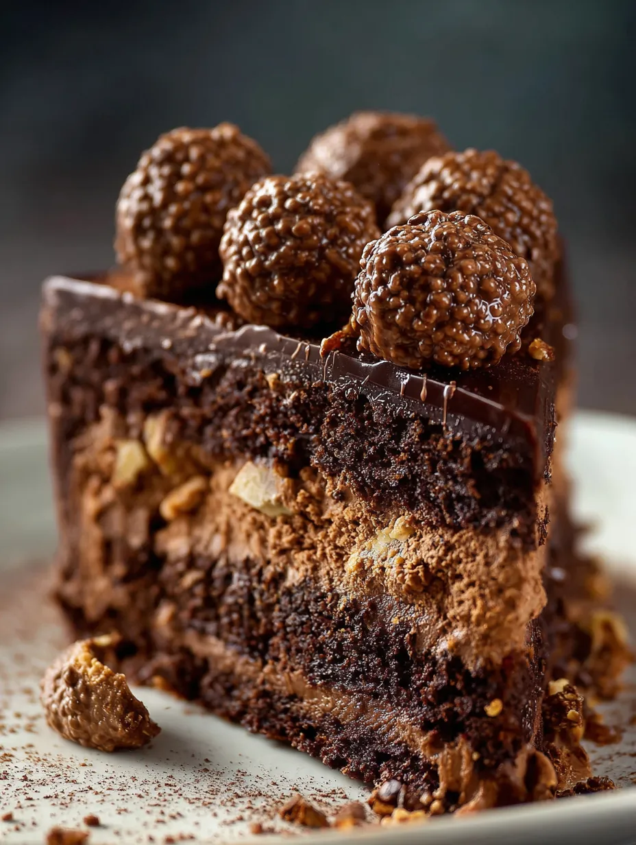 Łatwe ciasto Ferrero Rocher.