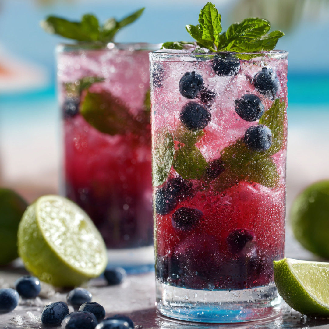 borowkowe mojito bezalkoholowe mieta.