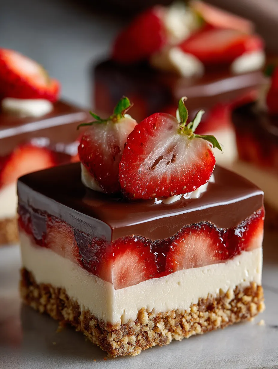 Cake z wyrazkiem strawberry, wygląda na chocolate.