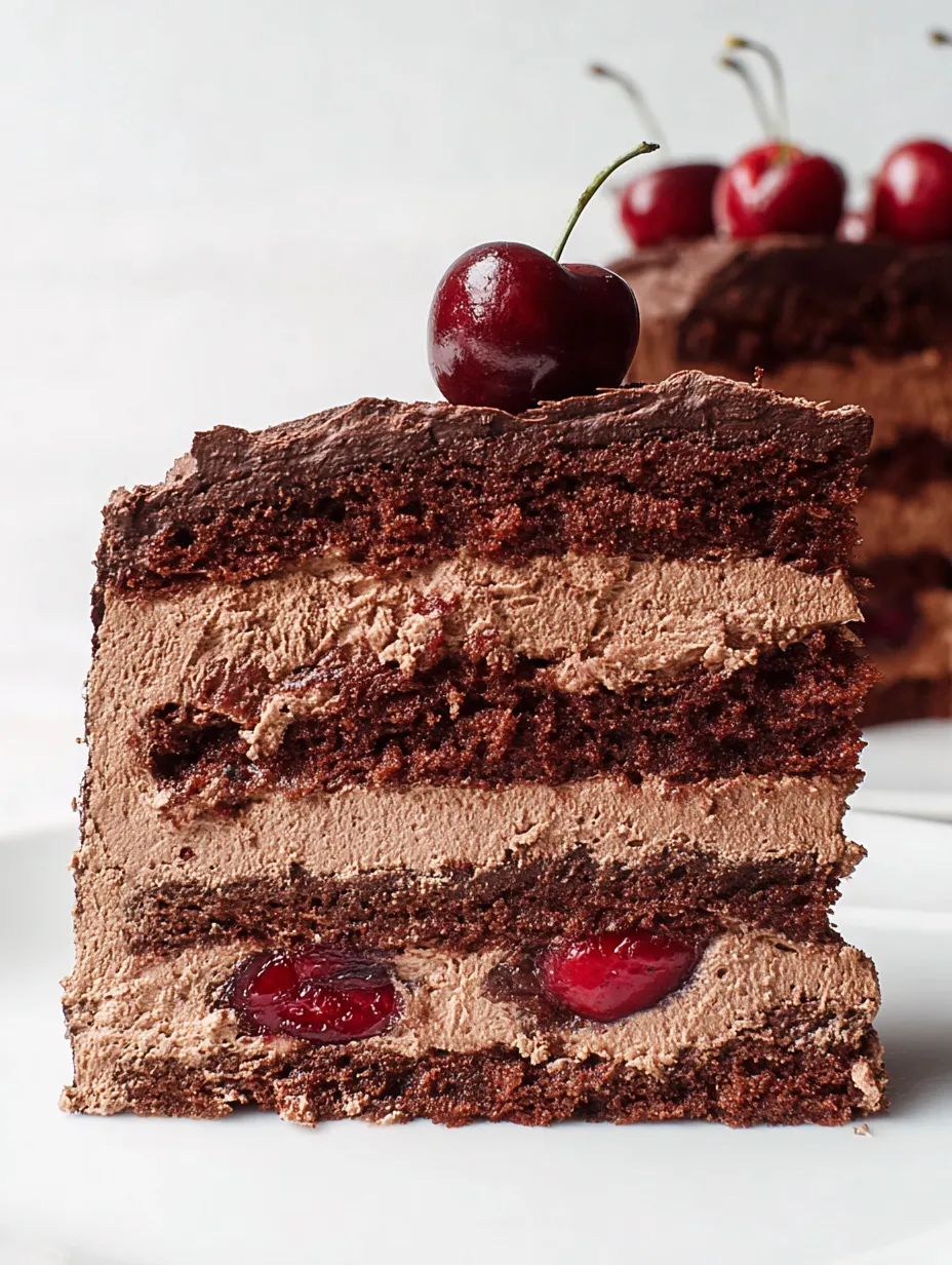 Tort czekoladowy Choc & Cherry przepis.