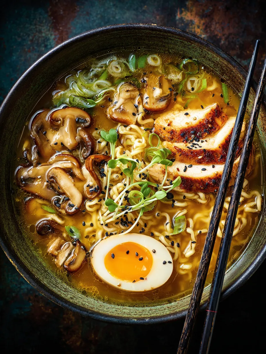Przepis na Chicken Ramen.