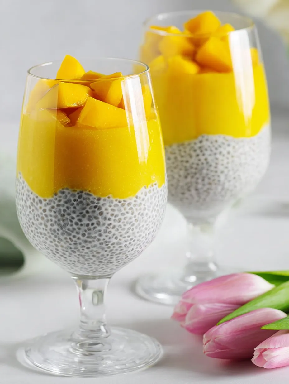 Pudding Chia Z Mango Przepis.