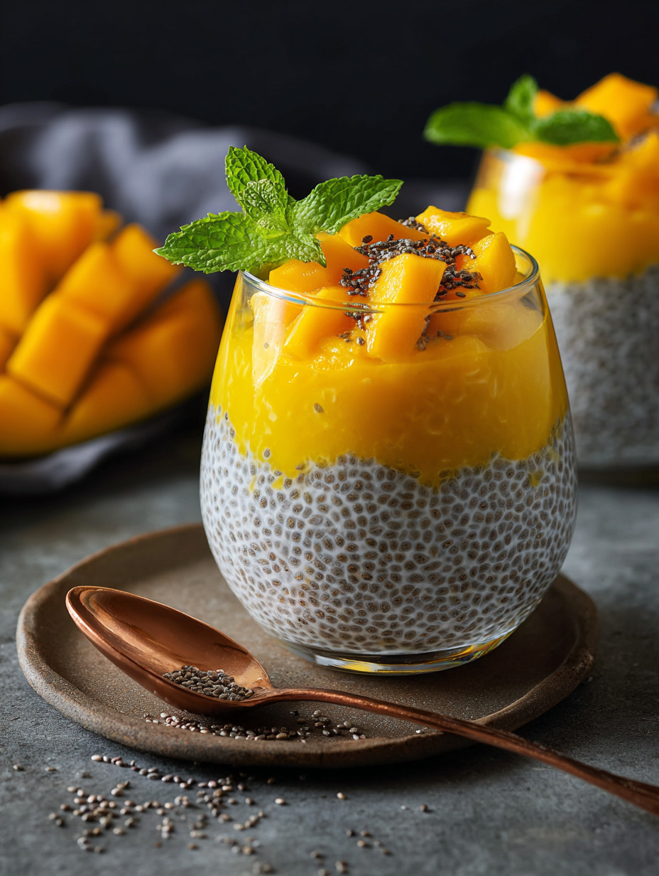 Pudding Chia z Mango.