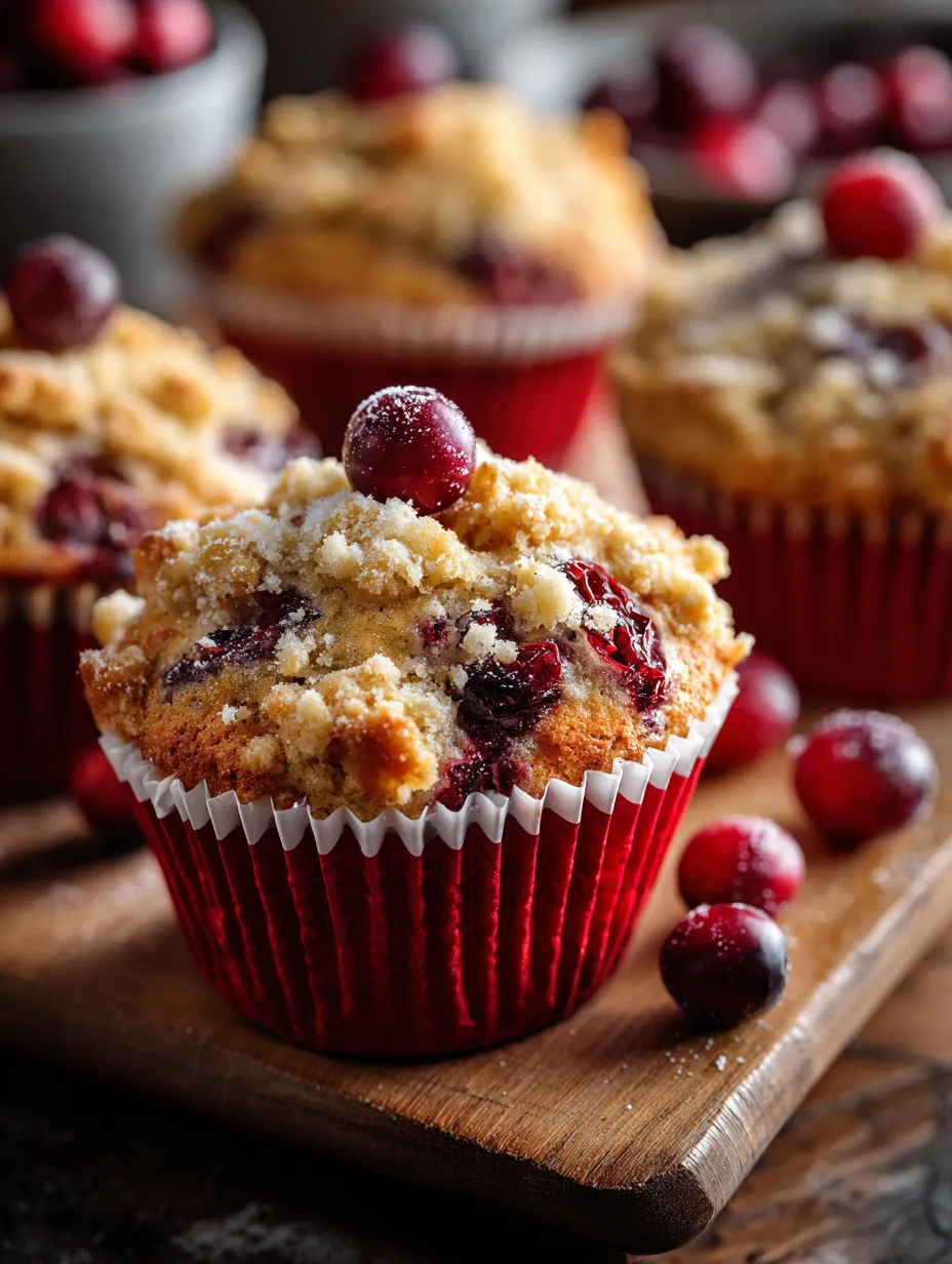 Muffinki z Wiśniami i Kruszonką.