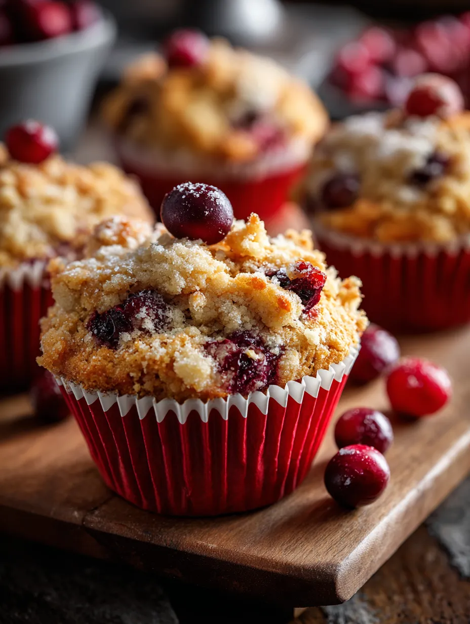 Muffinki z Wiśniami i Kruszonką.