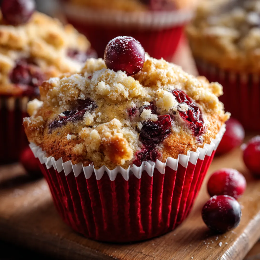 Muffinki z Wiśniami i Kruszonką.