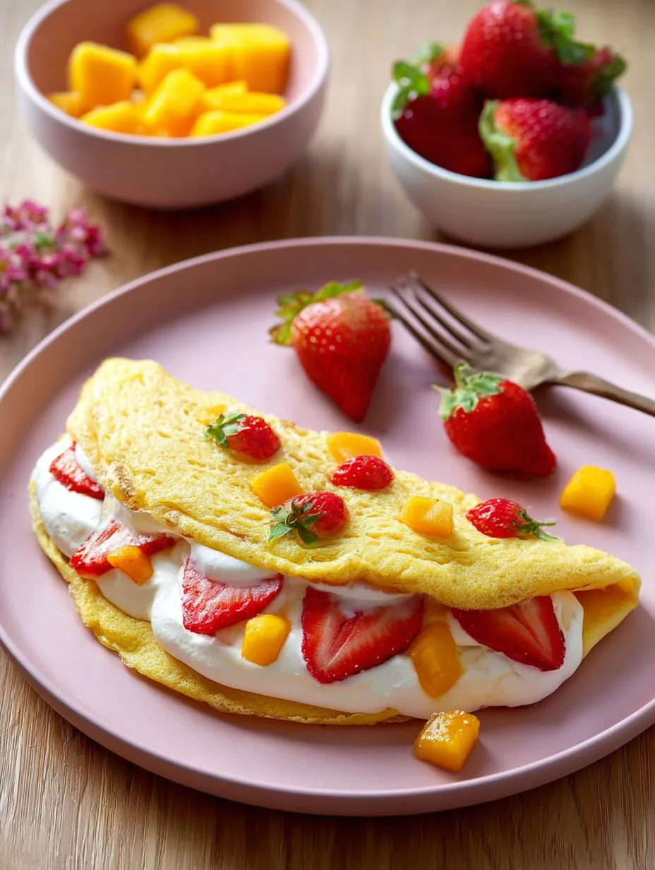 Pyszne Omlet na słodko.