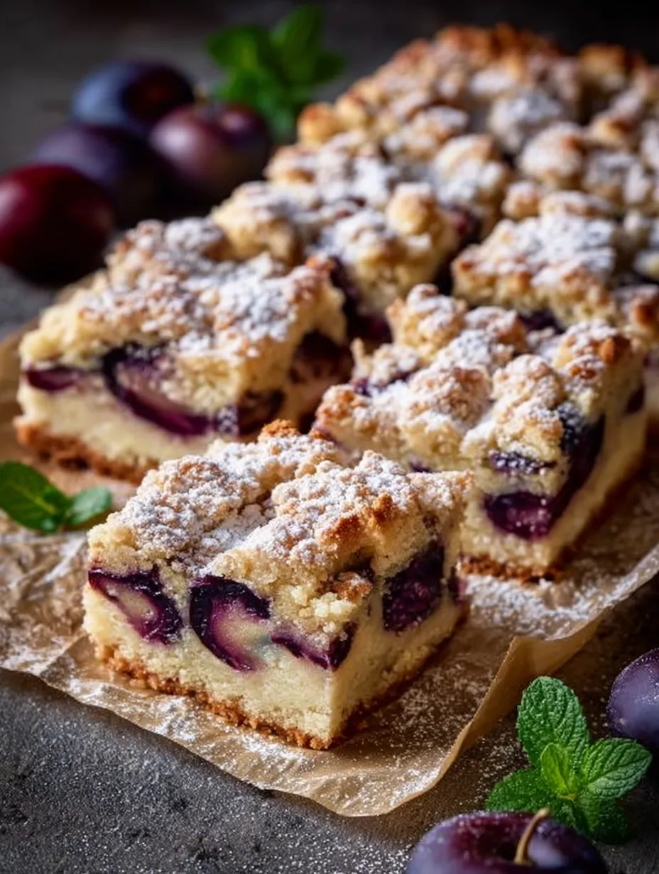 Smaczne Ciasto ze Śliwkami i Budyniem.