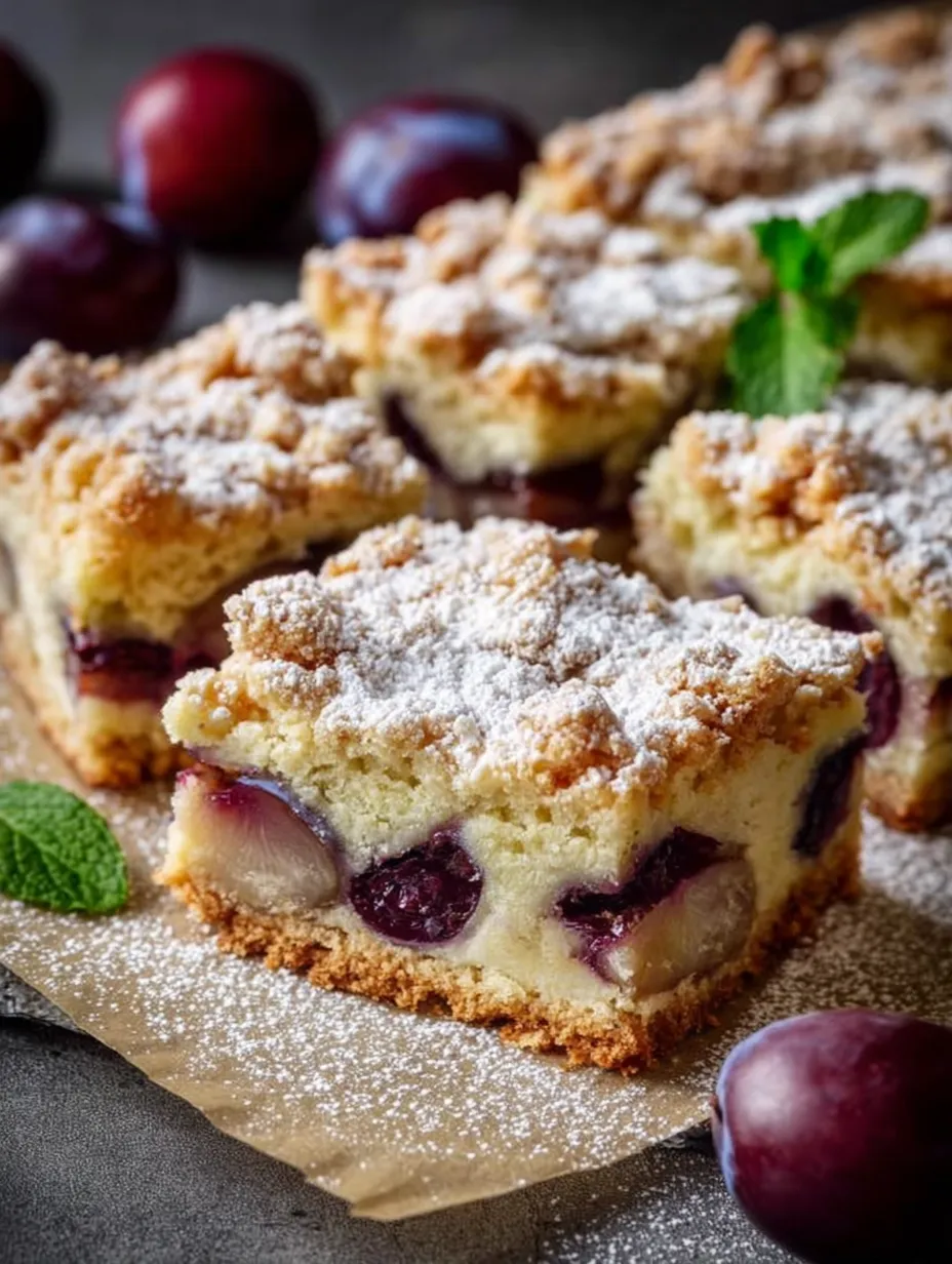 Pyszne Ciasto ze Śliwkami i Budyniem.