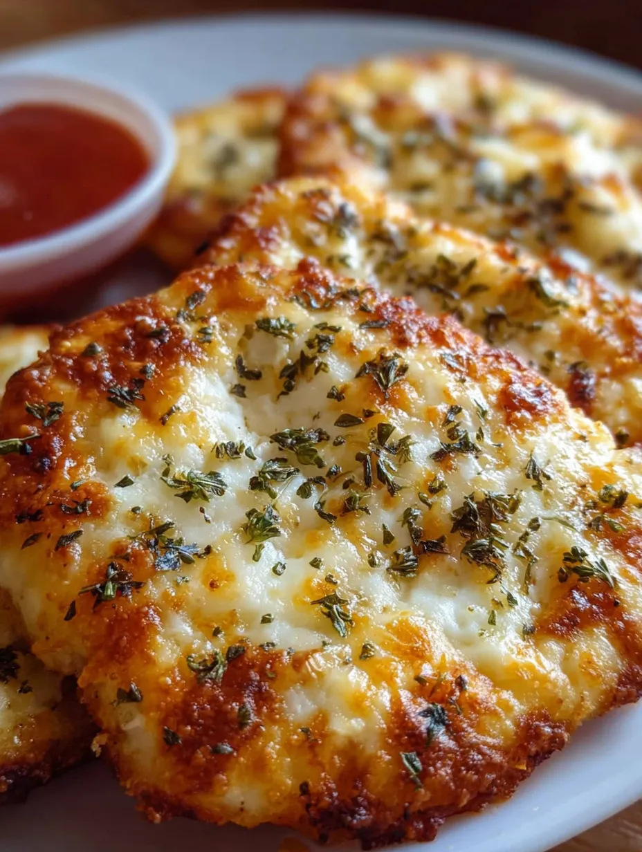 Chrupiące pizzerinki z serkiem