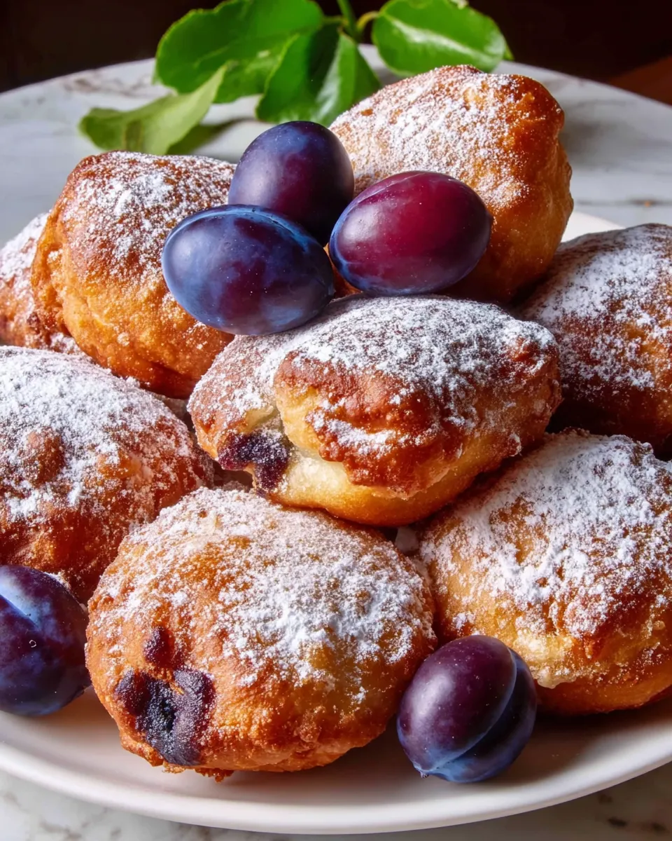 Pyszne Racuchy ze śliwkami