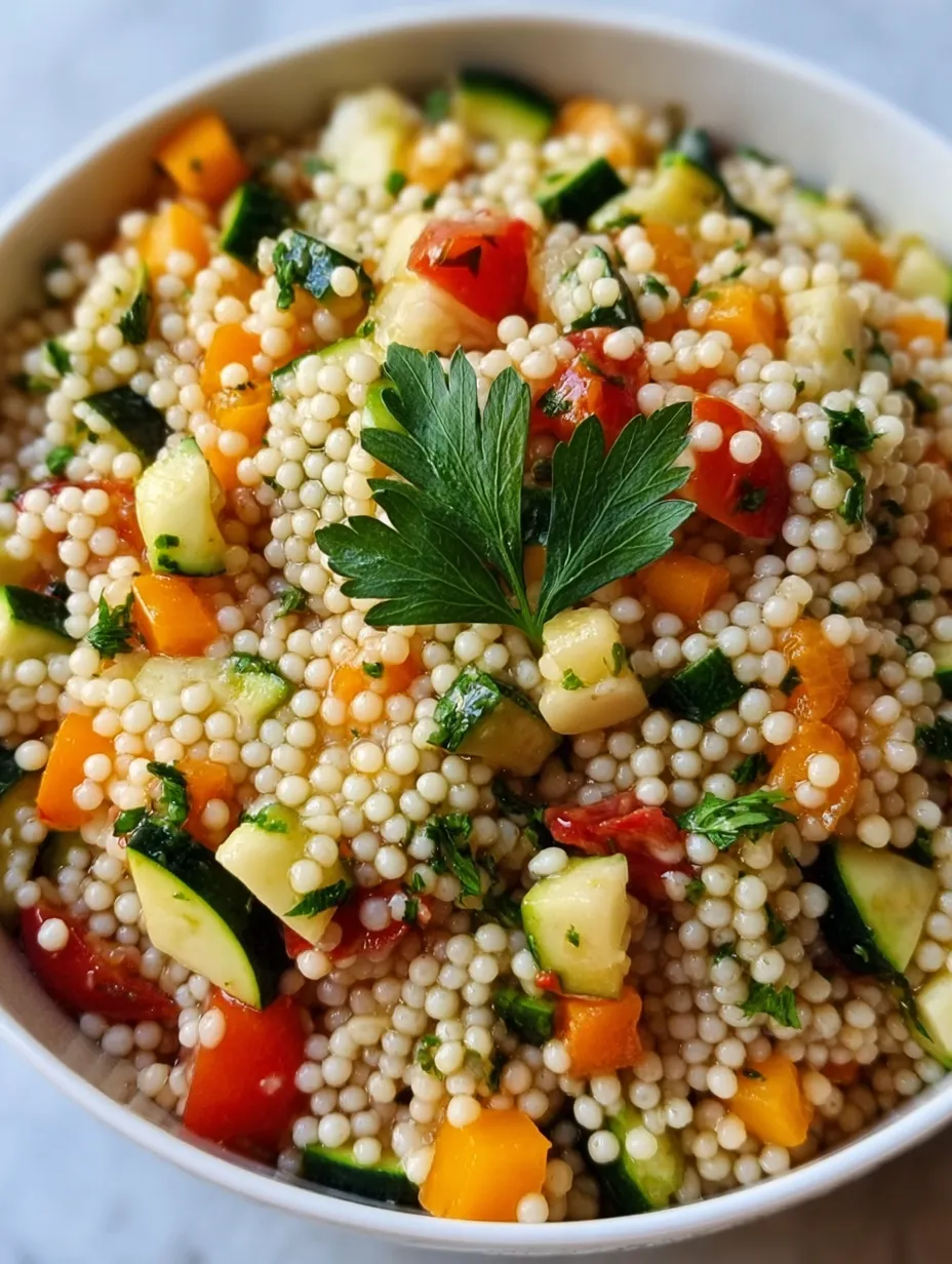 Kolorowy kuskus z warzywami