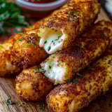 Chrupiące Domowe Paluszki z Mozzarelli.