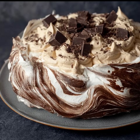 Beza Pavlova czekoladowa.